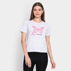 Ladies' Cotton T-Shirt, Ecru Melange, small image number null
